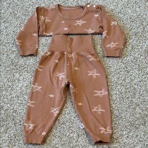 Brown Star Pattern Set